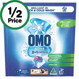 Woolworths OMO Laundry Capsules offer