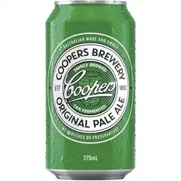 Woolworths Coopers Pale Ale Cans offer