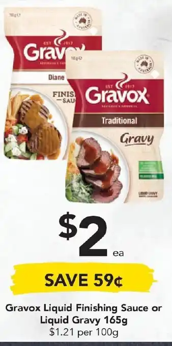 Drakes Gravox Liquid Finishing Sauce or Liquid Gravy 165g offer