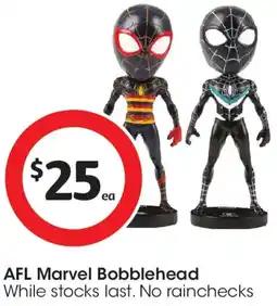 Coles Afl marvel bobblehead offer