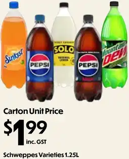 Campbells Wholesale Schweppes offer