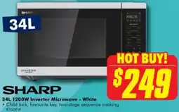 The Good Guys Inverter microwave white offer