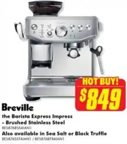 The Good Guys The barista express impress brushed stainless steel offer