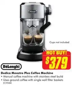 The Good Guys Dedica maestro plus coffee machine offer