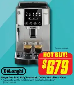 The Good Guys Magnifica start fully automatic coffee machine silver offer