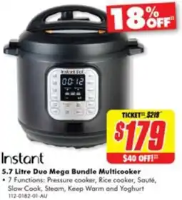 The Good Guys Duo mega bundle multicooker offer