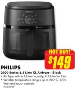 The Good Guys 2000 series xl airfryer black offer