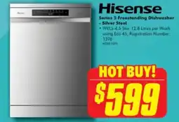 The Good Guys Series 5 freestanding dishwasher silver steel offer