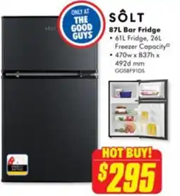 The Good Guys Bar fridge offer