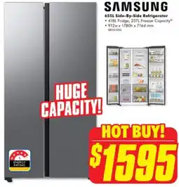 The Good Guys Side-by-side refrigerator offer