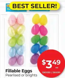 Red Dot Fillable eggs offer