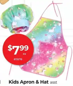 Red Dot Kids apron & hat offer