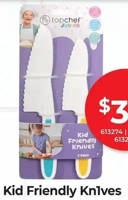 Red Dot Kid friendly knives offer