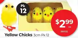 Red Dot Yellow chicks offer