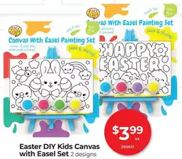 Red Dot Easter diy kids canvas with easel set offer