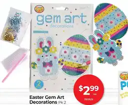 Red Dot Easter gem art decorations offer