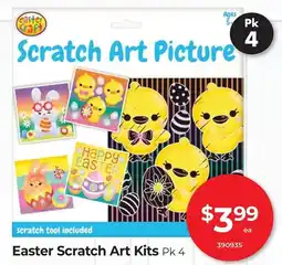 Red Dot Easter scratch art kits offer