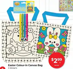 Red Dot Easter colour-in canvas bag offer