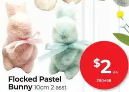 Red Dot Flocked pastel bunny offer