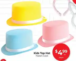 Red Dot Kids top hat pastel offer