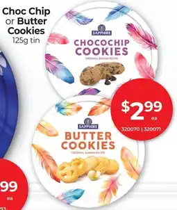 Red Dot Choc chip or butter cookies offer