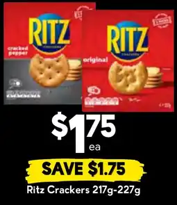 Drakes Ritz crackers offer