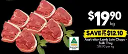 Drakes Australian lamb loin chops bulk tray offer