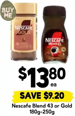 Drakes Nescafe Blend 43 or Gold offer