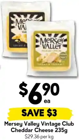 Drakes Mersey valley vintage club cheddar cheese offer