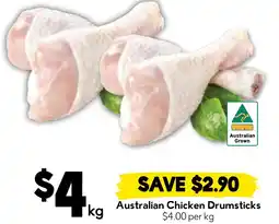 Drakes Australian chicken drumsticks offer