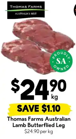Drakes Thomas farms australian lamb butterflied leg offer