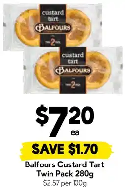 Drakes Balfours custard tart twin pack offer