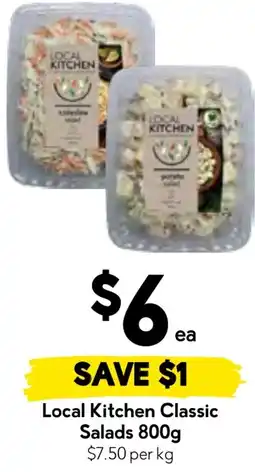 Drakes Local kitchen classic salads offer