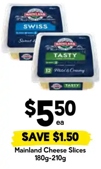 Drakes Mainland cheese slices offer