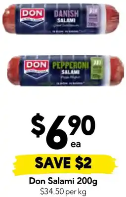 Drakes Don salami offer