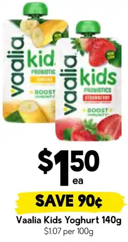 Drakes Vaalia kids yoghurt offer