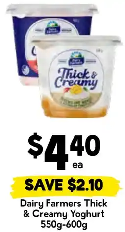 Drakes Dairy farmers thick & creamy yoghurt offer