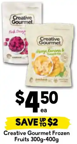 Drakes Creative gourmet frozen fruits offer