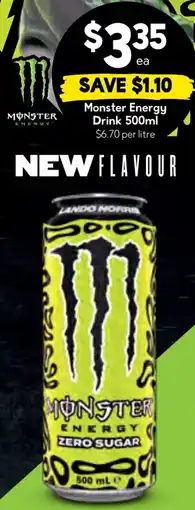 Drakes Monster energy drink offer