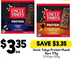 Drakes Uncle tobys protein muesli bars offer