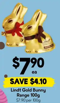 Drakes Lindt Gold Bunny Range offer