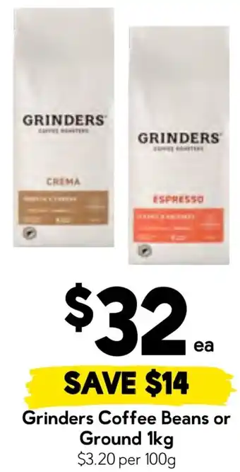 Drakes Grinders Coffee Beans or Ground offer