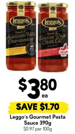 Drakes Leggo's Gourmet Pasta Sauce offer