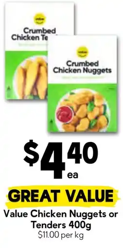 Drakes Value chicken nuggets or tenders offer