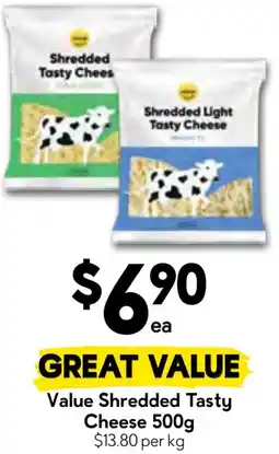 Drakes Value shredded tasty cheese offer