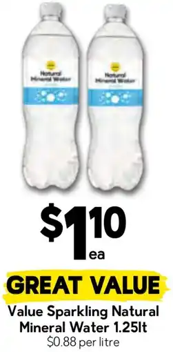 Drakes Value sparkling natural mineral water offer