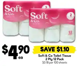 Drakes Soft & co toilet tissue offer