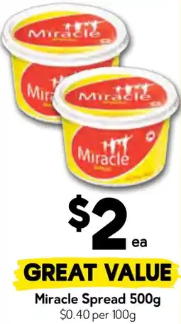 Drakes Miracle spread offer