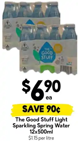 Drakes The good stuff light sparkling spring water offer