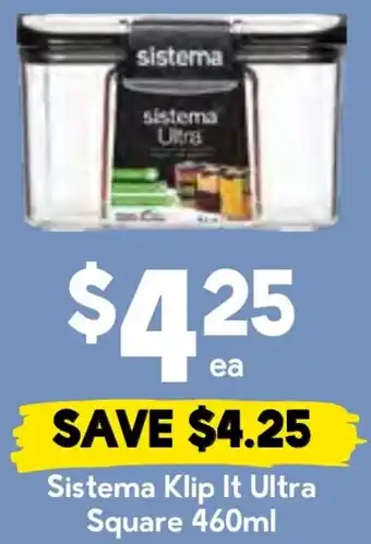 Drakes Sistema klip it ultra square offer